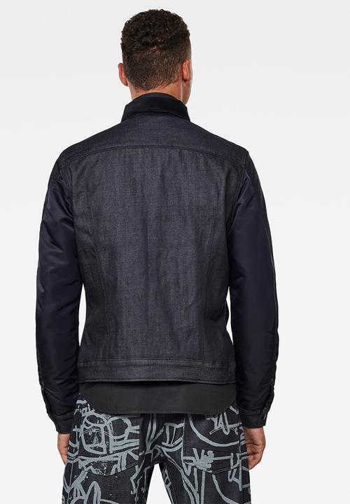 G-STAR - Arc 3d slim padded jacket - raw denim