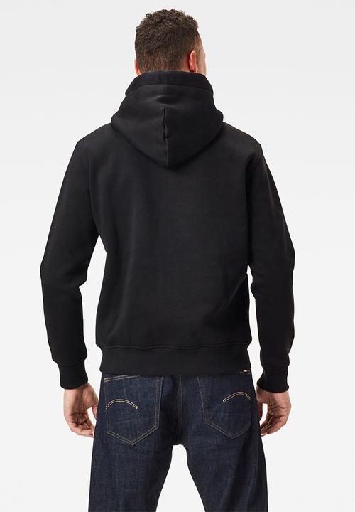G-STAR - Colour block originals logo hdd sweat - black