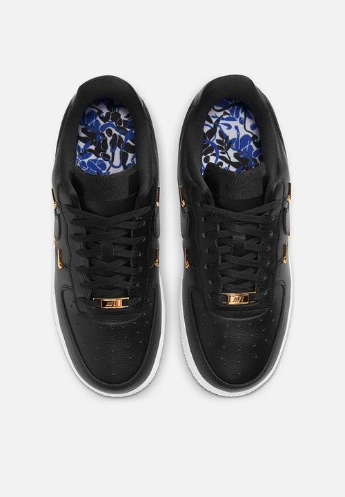 Nike - Nike air force 1 '07 lx  - black/black-metallic gold - hyper royal