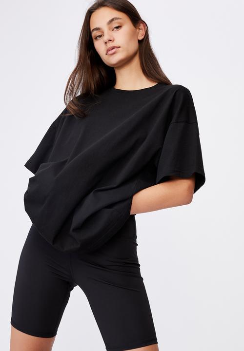 Factorie - Super relaxed basic tee - black