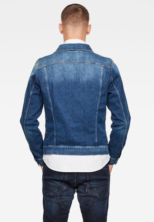 G-STAR - 3301 slim fit jacket - stone