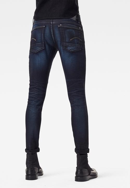 G-STAR - Lancet skinny-slander r superstretch - navy 