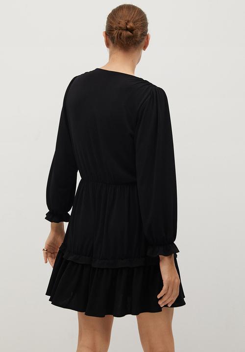 MANGO - Dress moss7 - black