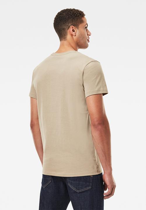 G-STAR - Base-s r short sleeve tee - stone