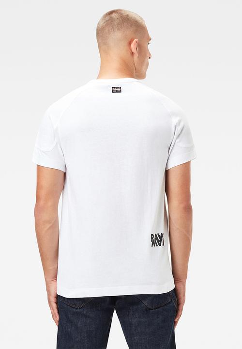 G-STAR - Multi logo+ korpaz r short sleeve tee - white