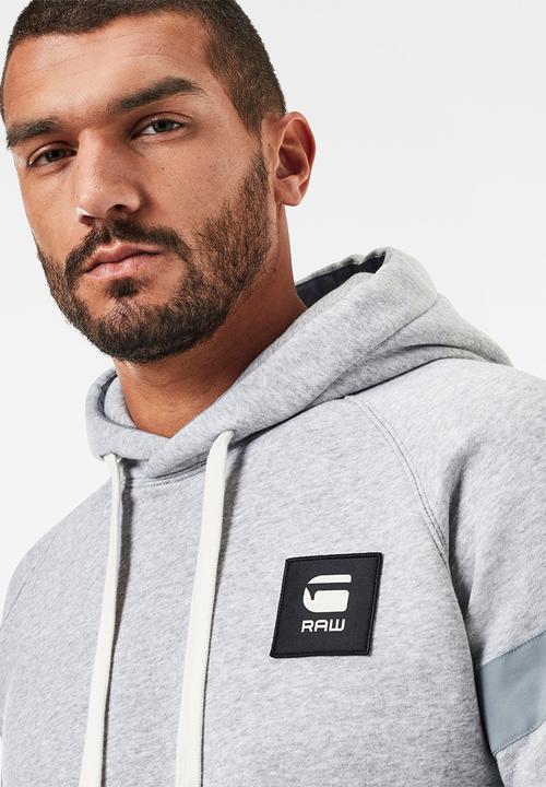 G-STAR - Prisoner mix hdd long sleeve sweat - grey