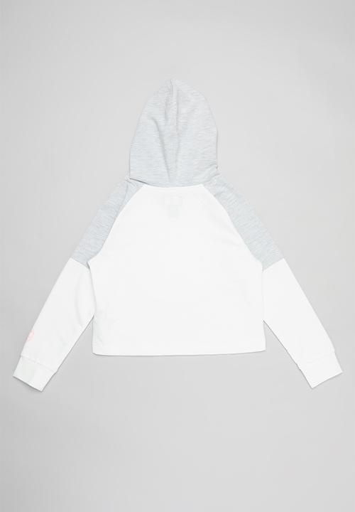 Converse - Cnvg blocked heather hoodie - lunar rock heather