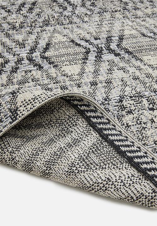 Hertex Haus - Drift rug - coal (160x230)