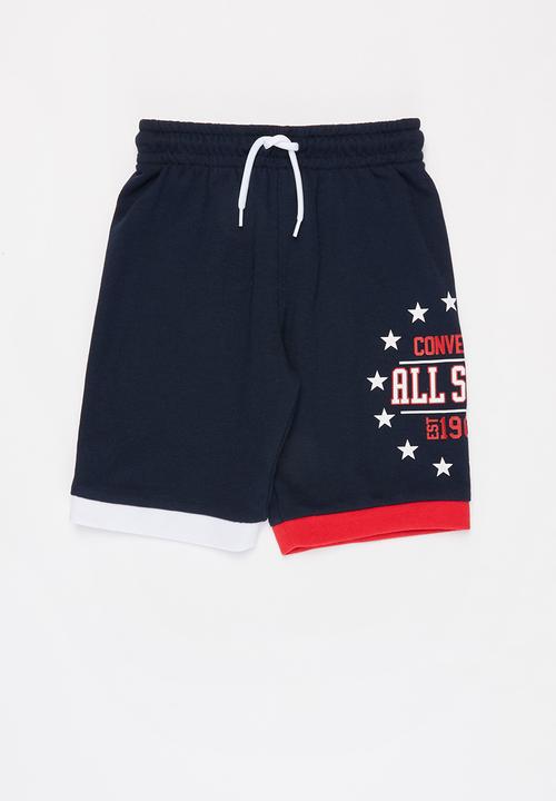 converse all stars with shorts