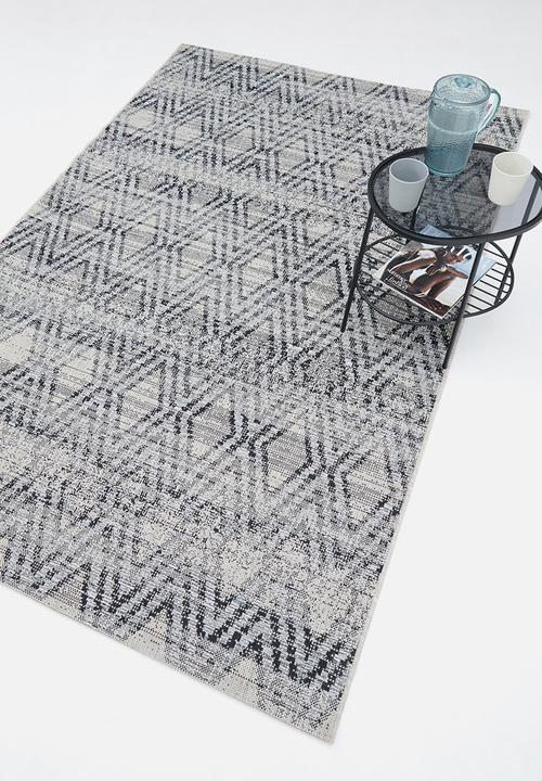 Hertex Haus - Drift rug - coal (160x230)