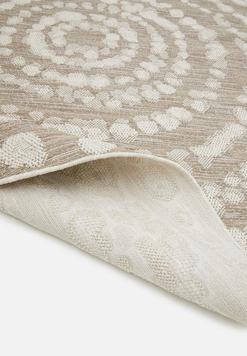 Hertex Haus - Spiro round rug - cappuccino
