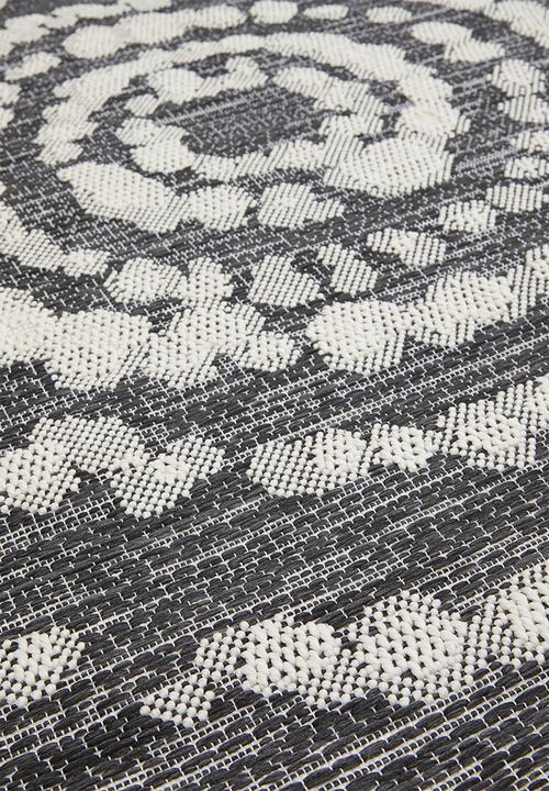 Hertex Haus - Spiro round rug - espresso
