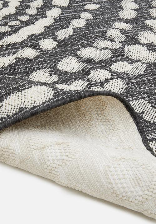 Hertex Haus - Spiro round rug - espresso