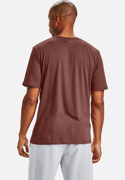 Under Armour - Ua sportstyle logo tee -  cinna red