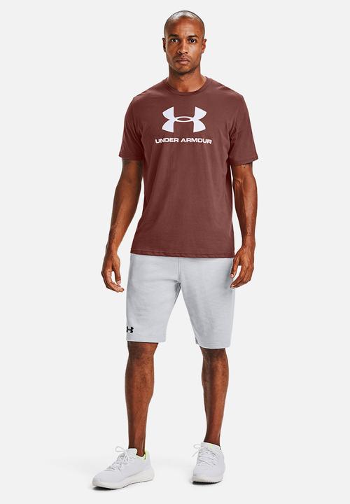 Under Armour - Ua sportstyle logo tee -  cinna red