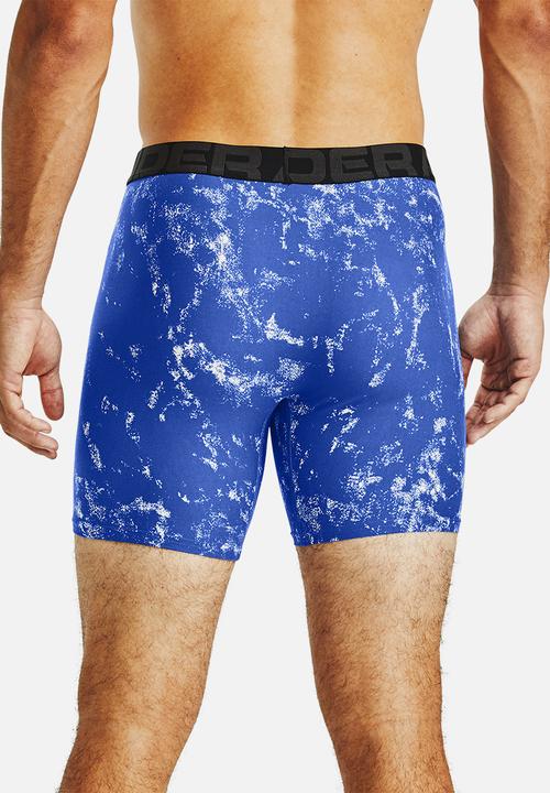 Under Armour - Ua tech 6in novelty 2 pack boxers - blue