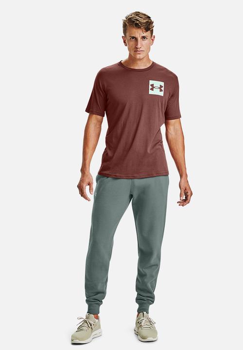 Under Armour - Ua box logo tee - cinna red