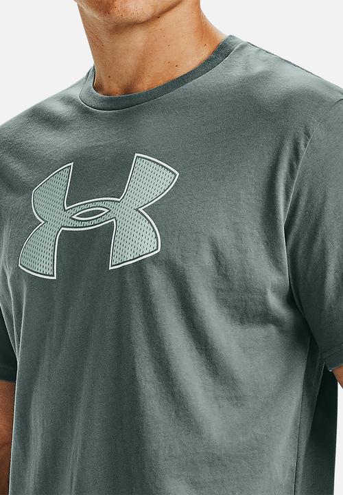 Under Armour - Ua big logo tee - lichen blue