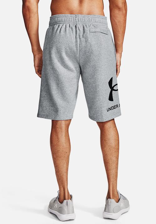 Under Armour - Ua rival fleece big logo shorts - grey