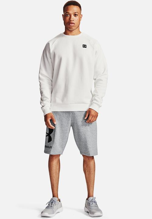 Under Armour - Ua rival fleece big logo shorts - grey