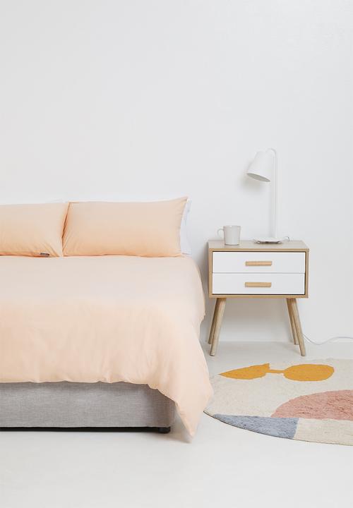 T-shirt Bed Co. - T-shirt cotton duvet cover set - rosewater