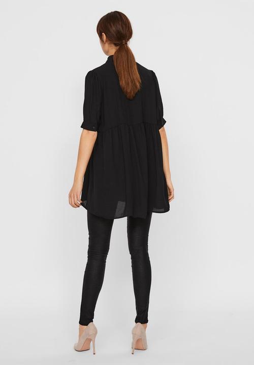 Vero Moda - Isabella 2/4 tunic - black