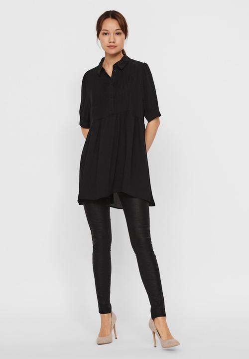 Vero Moda - Isabella 2/4 tunic - black