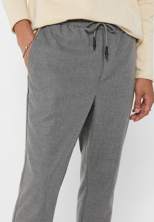 Only & Sons - Linus pant herringbone - grey