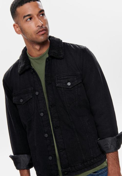 Only & Sons - Louis life jacket - black