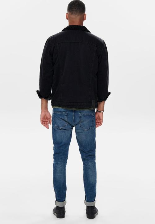 Only & Sons - Louis life jacket - black