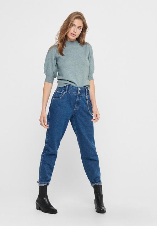 Jacqueline de Yong - Rue 2/4 pullover knit - blue