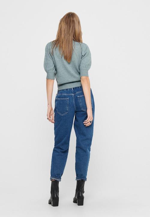 Jacqueline de Yong - Rue 2/4 pullover knit - blue