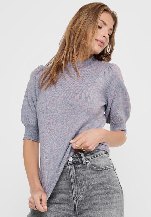 Jacqueline de Yong - Rue 2/4 pullover knit - lavender gray