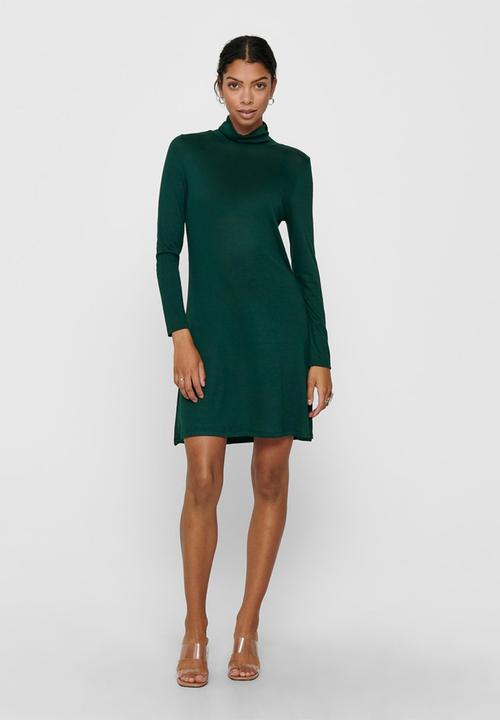 Jacqueline de Yong - Giala turtleneck dress - green