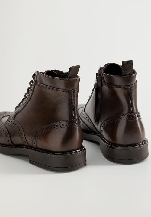 MANGO - Ankle boots botinlig - brown