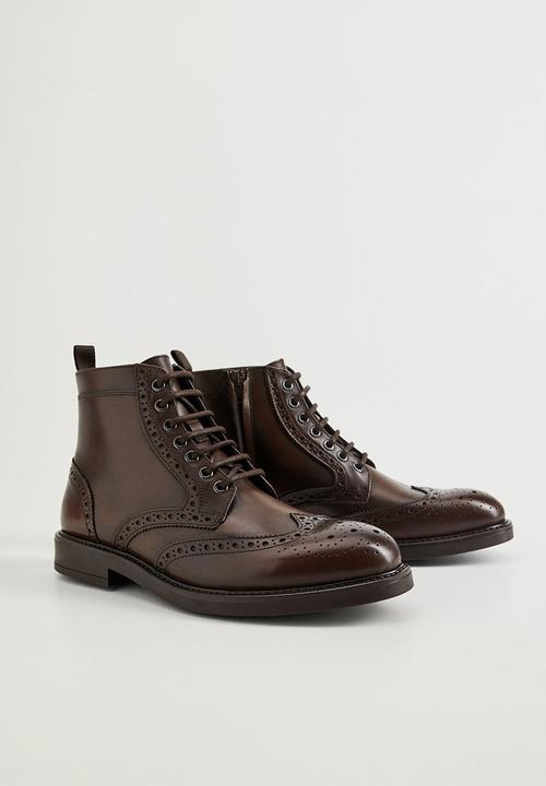 MANGO - Ankle boots botinlig - brown