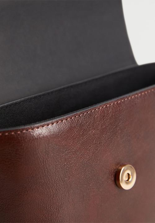 MANGO - Bag frida - dark brown