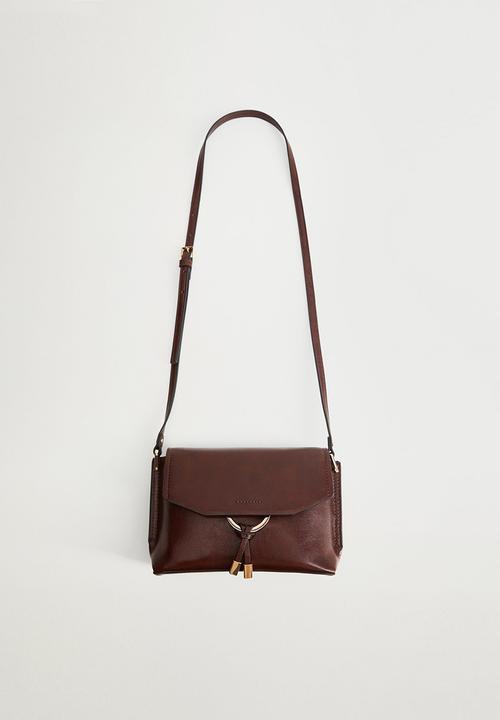 MANGO - Bag frida - dark brown