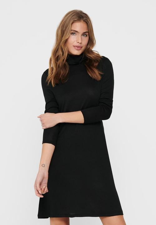 Jacqueline de Yong - Giala turtleneck dress - black
