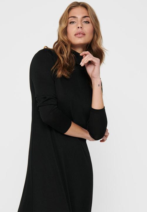 Jacqueline de Yong - Giala turtleneck dress - black