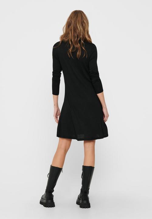 Jacqueline de Yong - Giala turtleneck dress - black