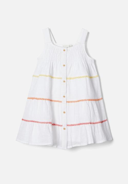 Name It - Janine strap dress - white