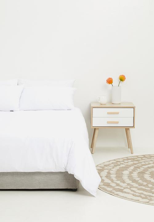 T-shirt Bed Co. - T-shirt cotton duvet cover set - scandinavian white