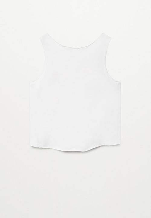 MANGO - Hands short sleeve tee - white