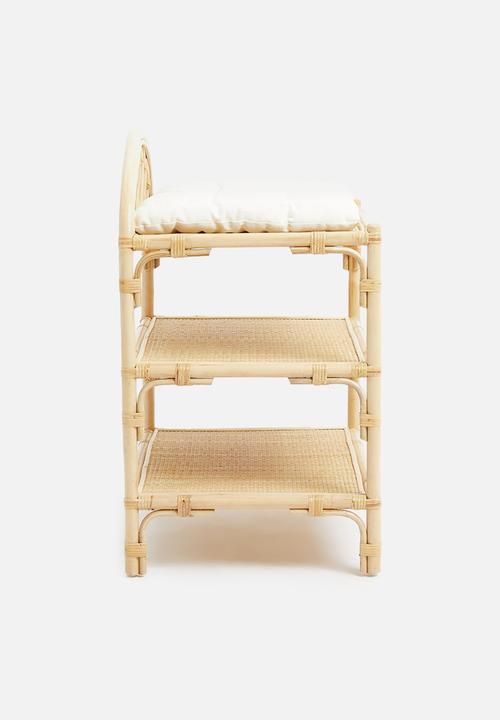 Sixth Floor - Luna rattan changing table - natural