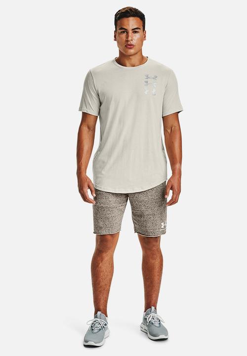 Under Armour - Ua triple stack logo short sleeve tee - grey