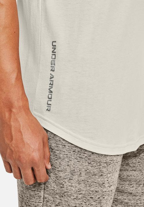 Under Armour - Ua triple stack logo short sleeve tee - grey