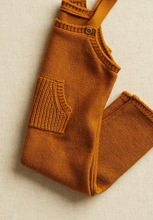 MANGO - Lucky suit romper - brown