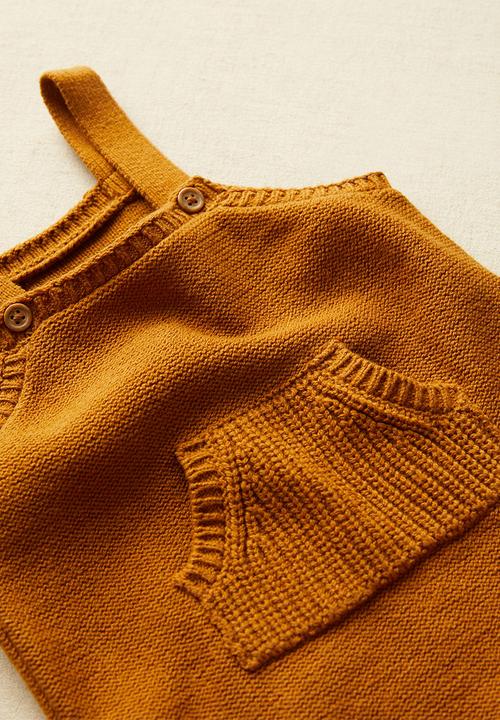 MANGO - Lucky suit romper - brown
