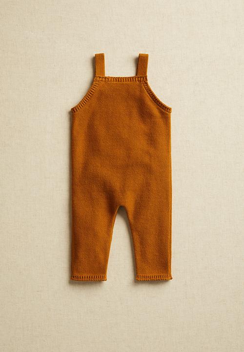 MANGO - Lucky suit romper - brown